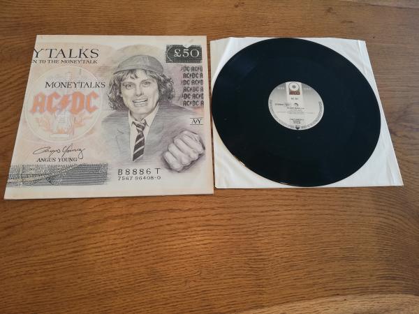 AC/DC – Moneytalks 1990 ATCO Records – 7567-96408-0, ATCO Records – B8886T Deutsche Pressung VG+/VG+